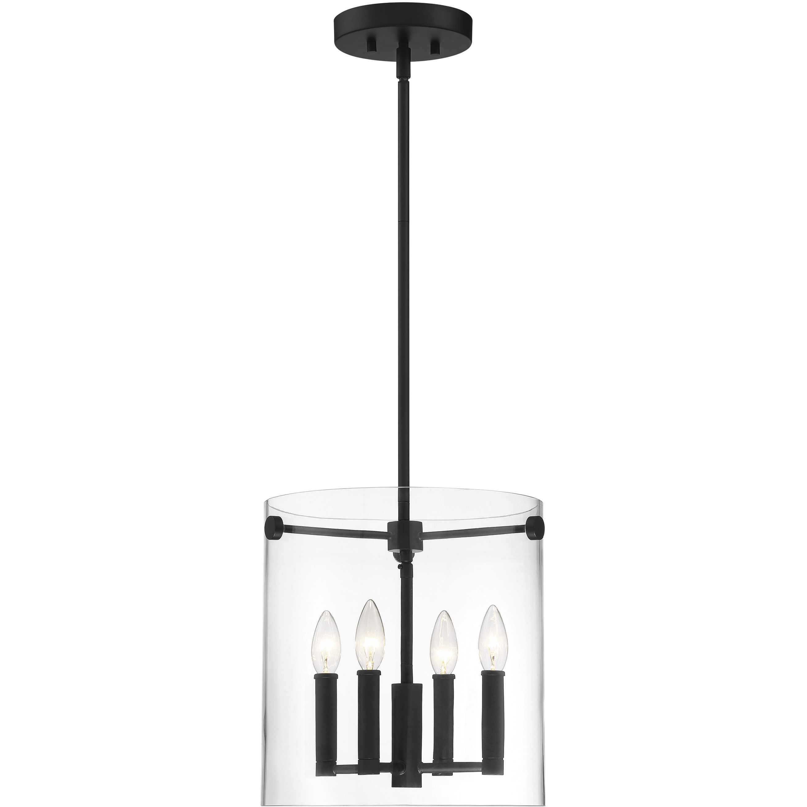 Vissi 4 Light 11.75 inch Matte Black Pendant Ceiling Light